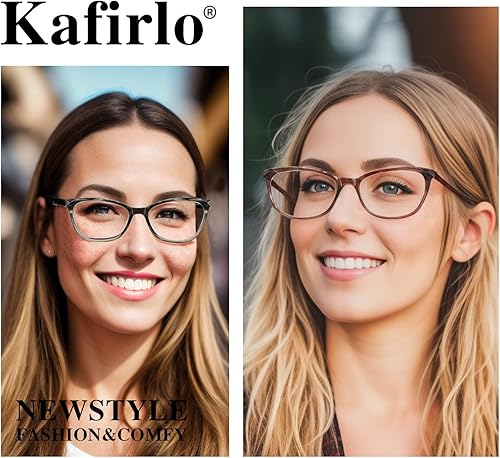 Miniatura 7 de Gafas de lectura bifocales para mujer, ojo de gato, bloqueo de luz azul, lector de computadora, parte superior transparente, sin transición de