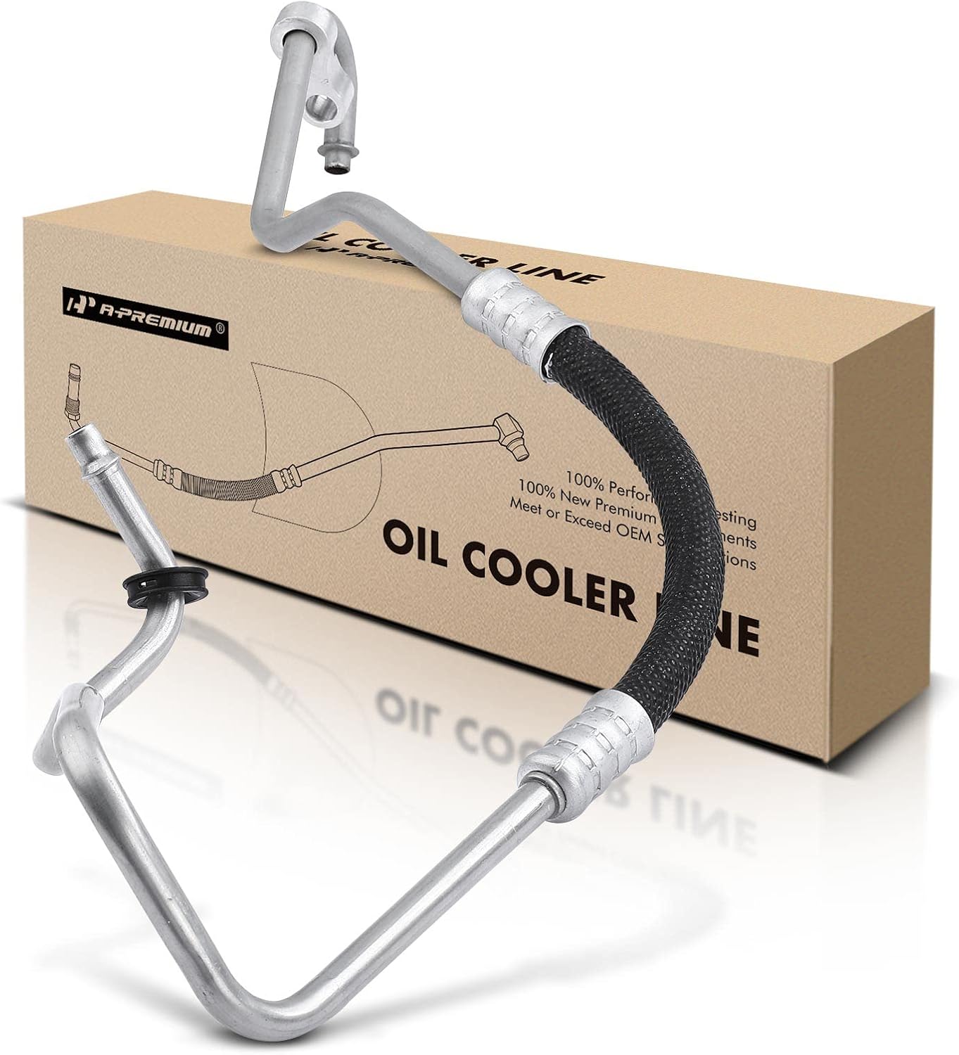 A-Premium Transmission Oil Cooler Line Hose Assembly