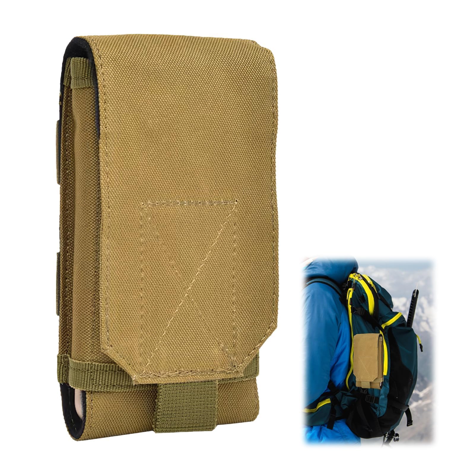 Taktische Handytasche Molle Holster – Wasserdichtes 1000D Nylon, Klettverschluss, Für Gürtel & Rucksack