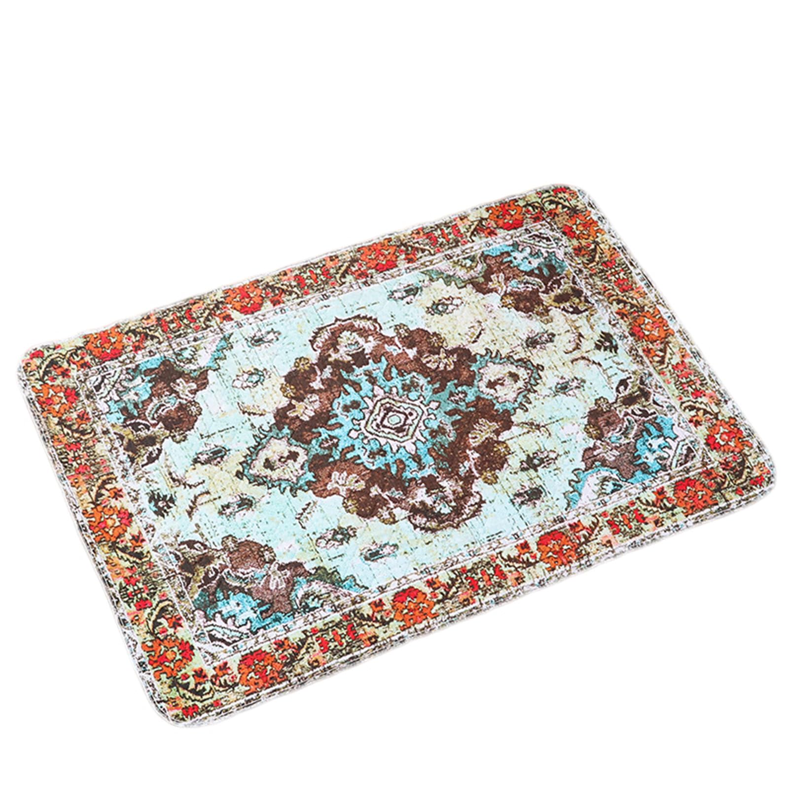 FANSU Absorbent Puppy Pads, Mediterranean Print Non-Slip Waterproof Puppy Training Pads Reusable Dog Mat Washable Dog Training Pads Large Puppy Pads for Floor Protector, Couch (100x70cm,Multicolor)