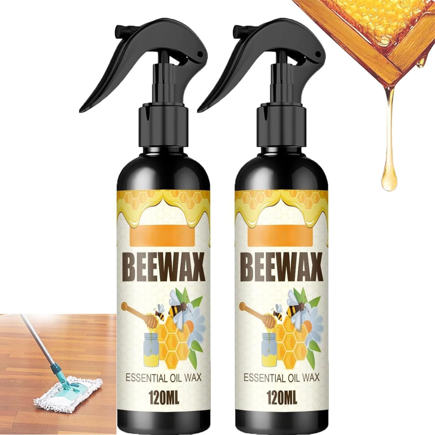 Natural MicroMolecularized Beeswax Spray, Beeswax Furniture Polish