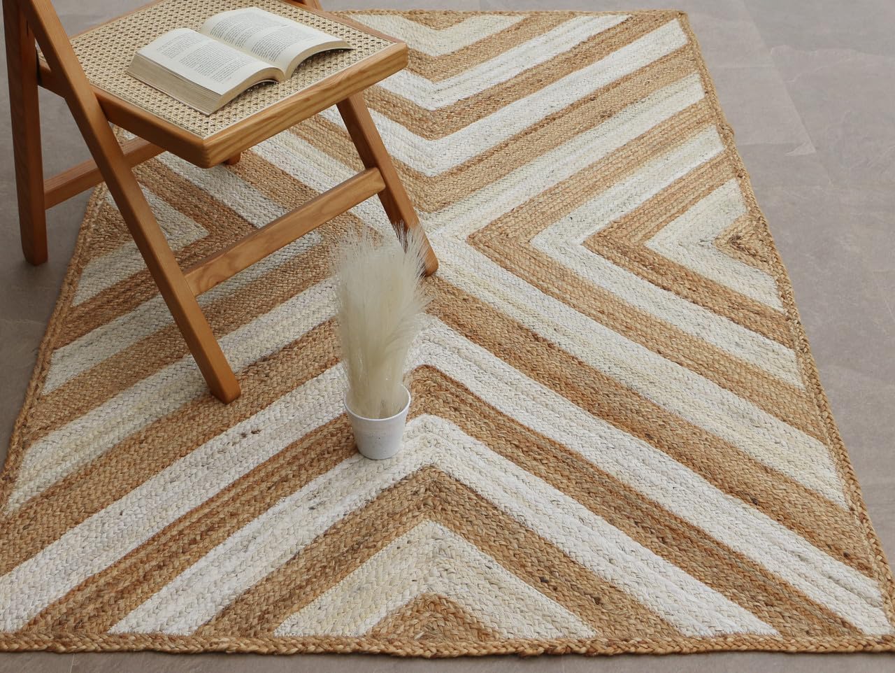 Belmont Handmade Natural Fiber Traditional Area Rug – Soft Texture, Durable Weave, Decorative Rug for Living Room & Bedroom