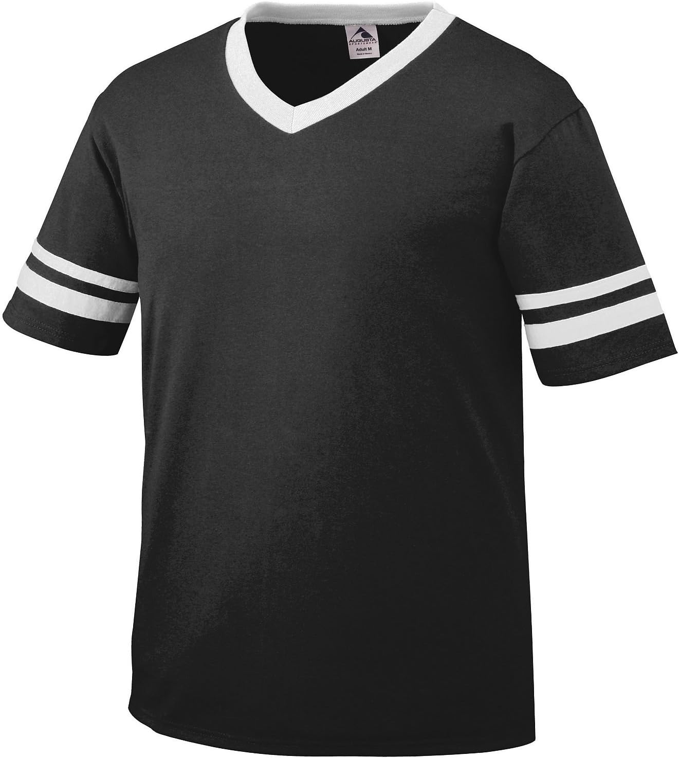 Augusta Sportswear Sleeve Stripe Jersey - Youth - Black/White - S