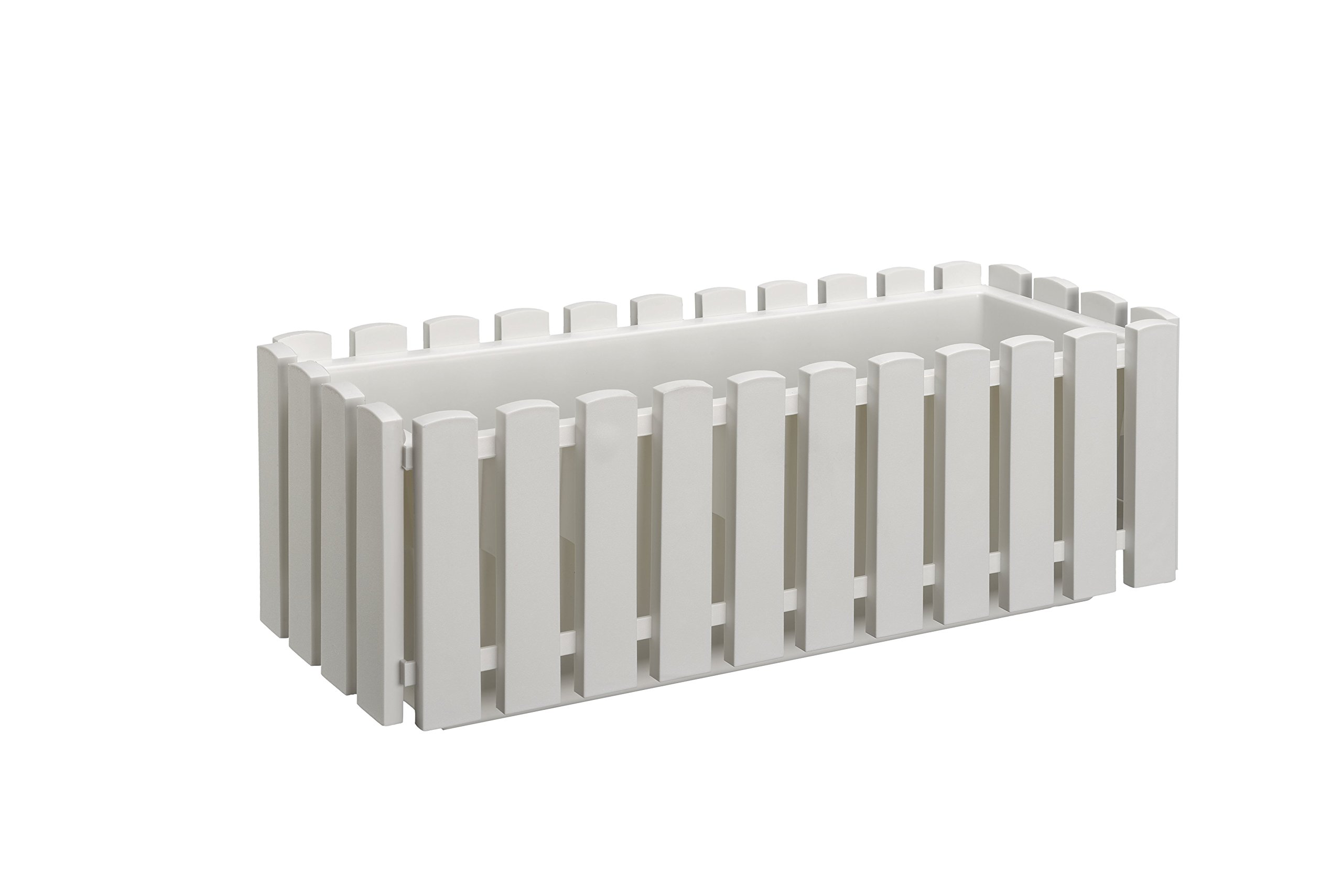 Gardenico Blumenkasten Fency 50 cm, wei : Amazon.de: Garten