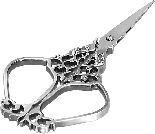 Miniatura 5 de DIY Sewing Scissors Embroidery Vintage Classical Needle Art Work Craft CollectionBronze (Silver)