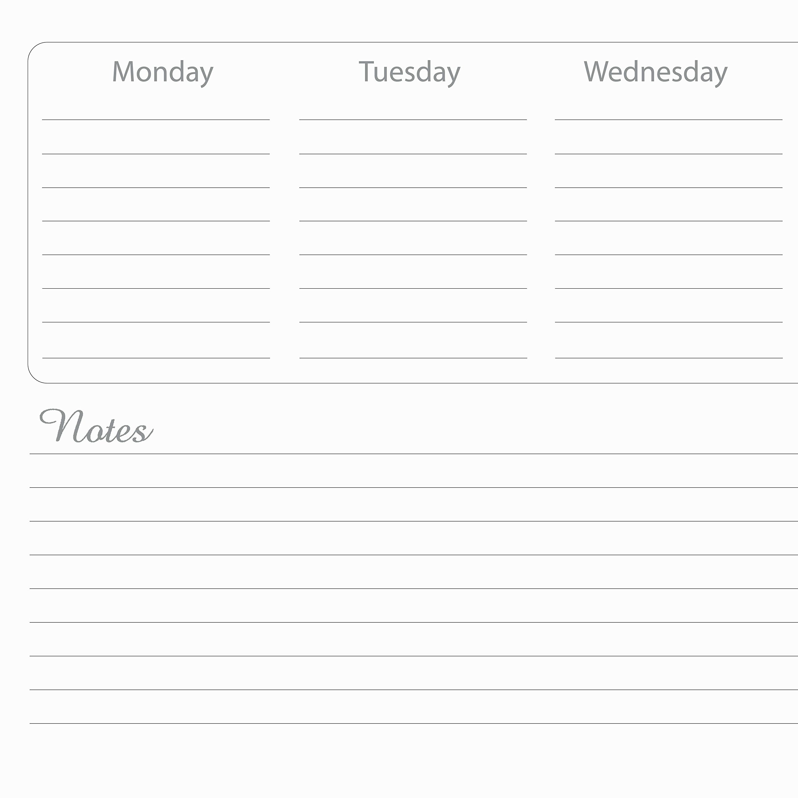 A3 (mid Year) Calendar Desk pad, 20212022, 50 Sheets per pad with Days