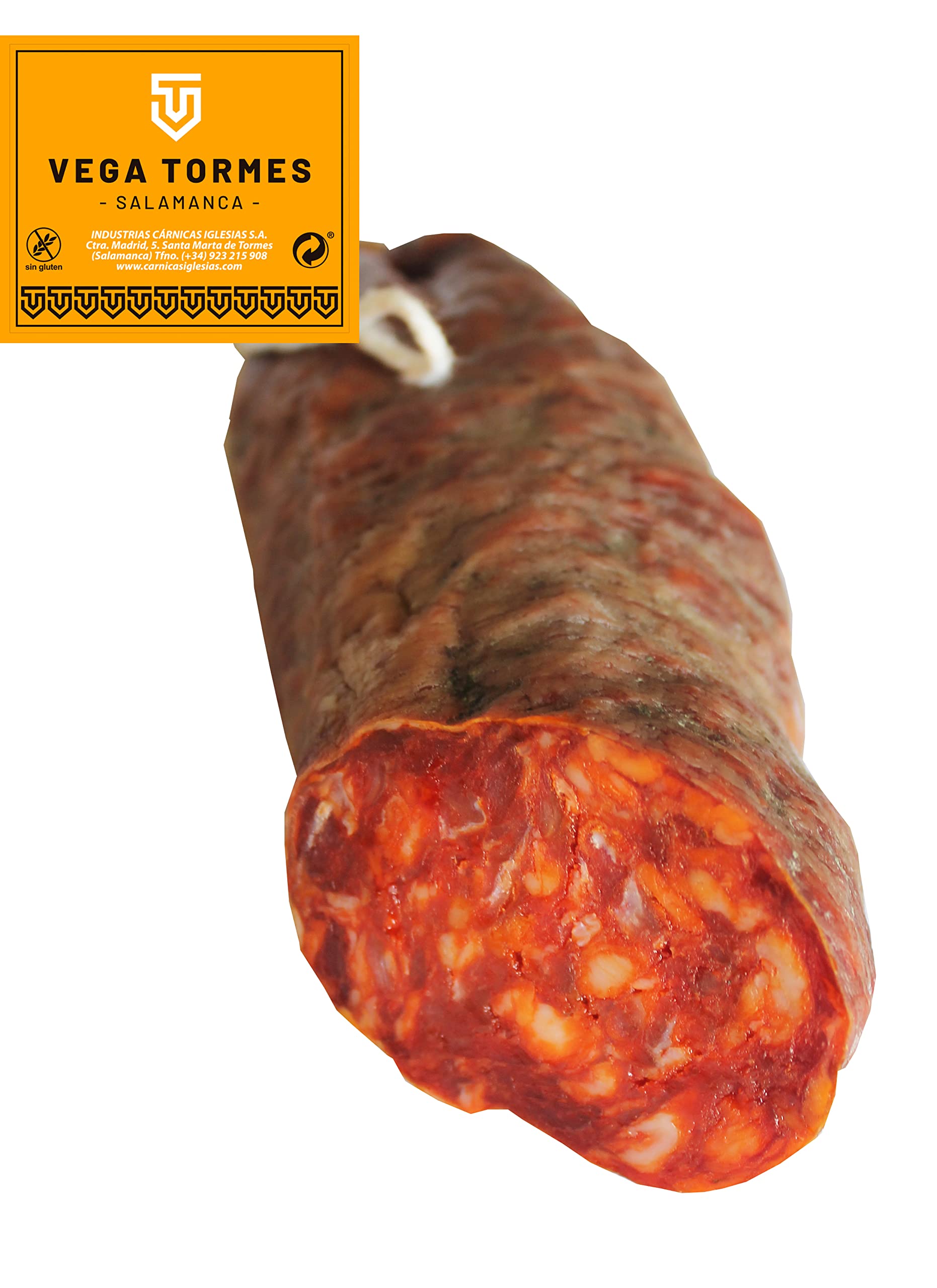 VEGA TORMES - Chorizo Extra 100% Natural Sin Aditivos Artesano, 400 Gramo