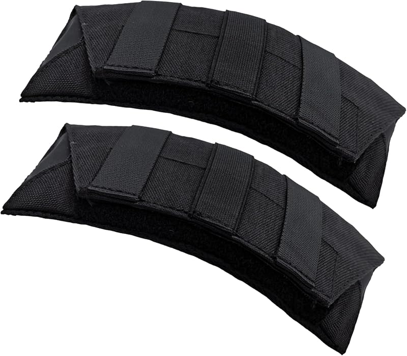 Ultra Thick Shoulder Strap Pad, Heavy Load Backpack Strap Pads | 1000D Nylon, Plate Carrier Shoulder Pads for 15-45 lbs, High Elasticity & Breathable Shoulder Pad for Bag Strap, 2PCS