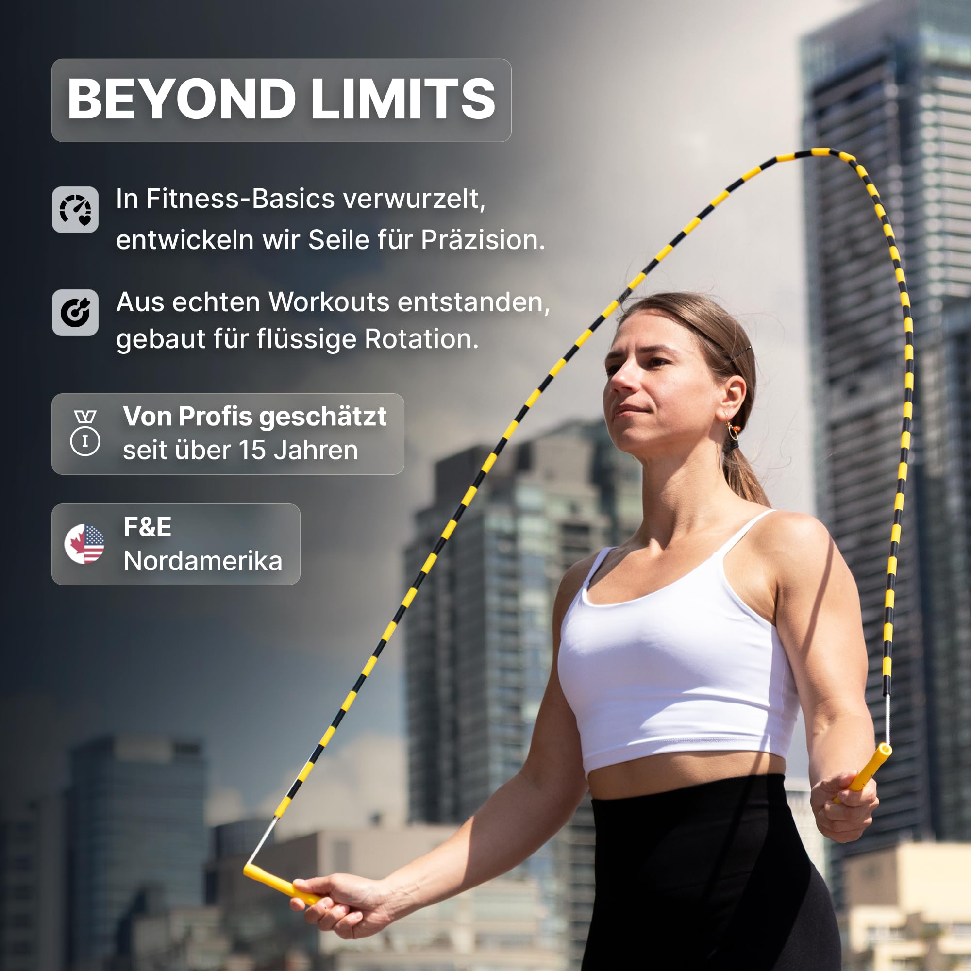 Honor Athletics 2.0 Perlen-Springseil – Verstellbar mit unzerbrechlichen Griffen & bruchsicheren Perlen für effektives Fitnesstraining