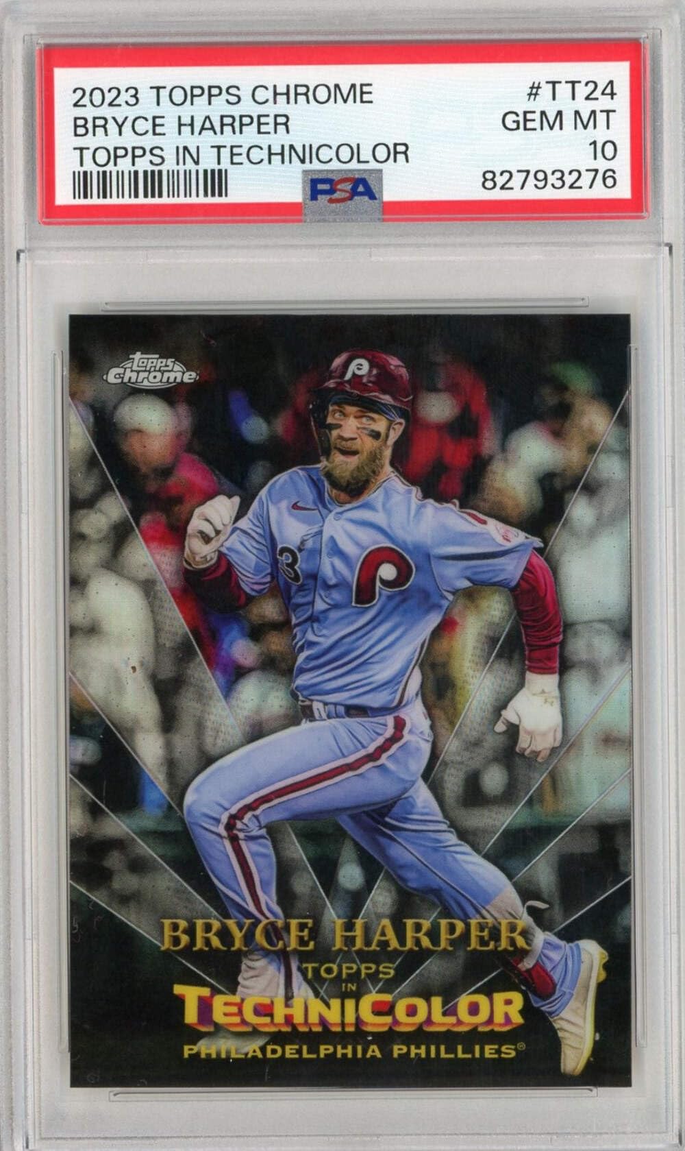Amazon.com: Graded 2023 Topps Chrome Bryce Harper #TT24
