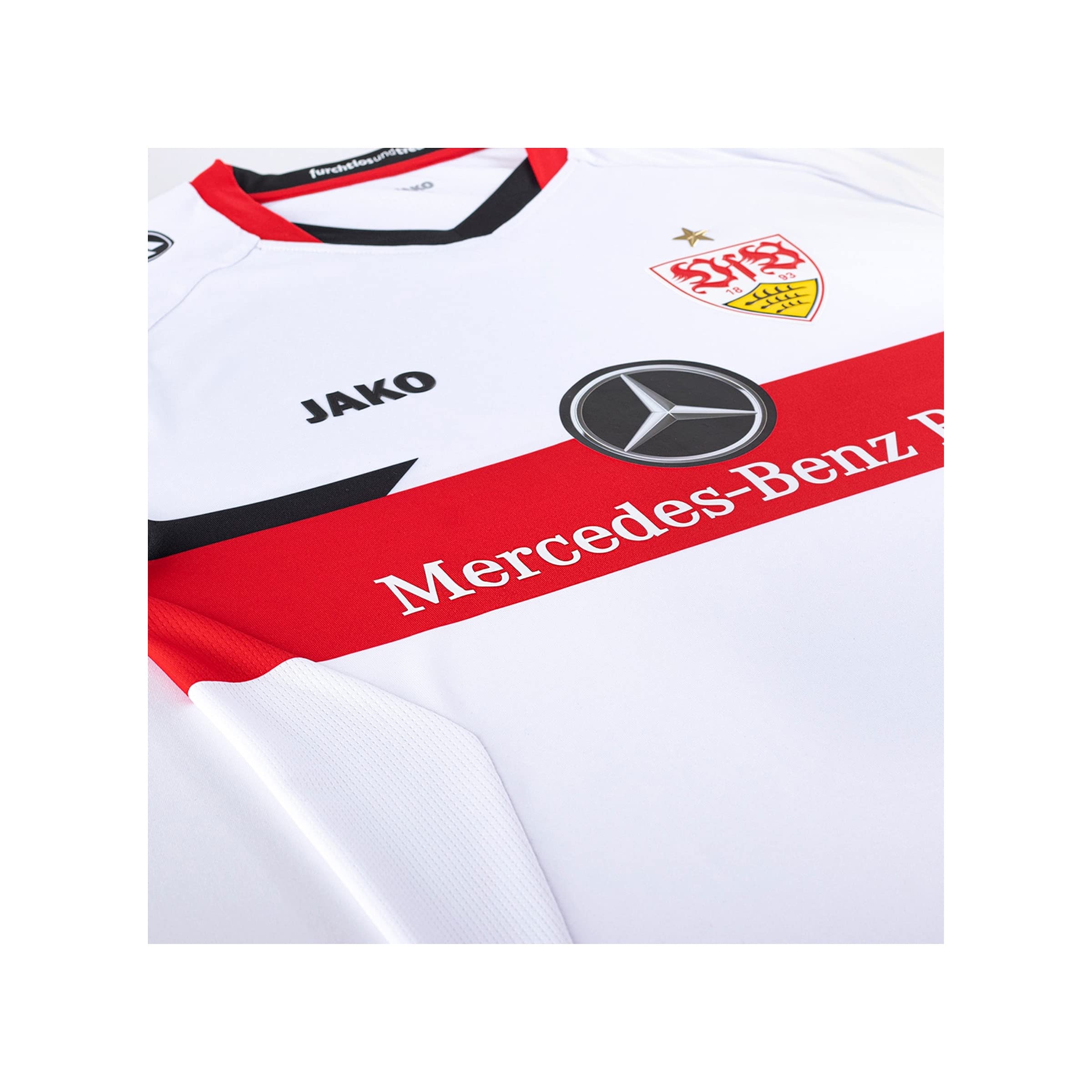 Maillot Domicile VfB Stuttgart 2020/2021 – Jako, Taille M, Blanc, Très Bon état
