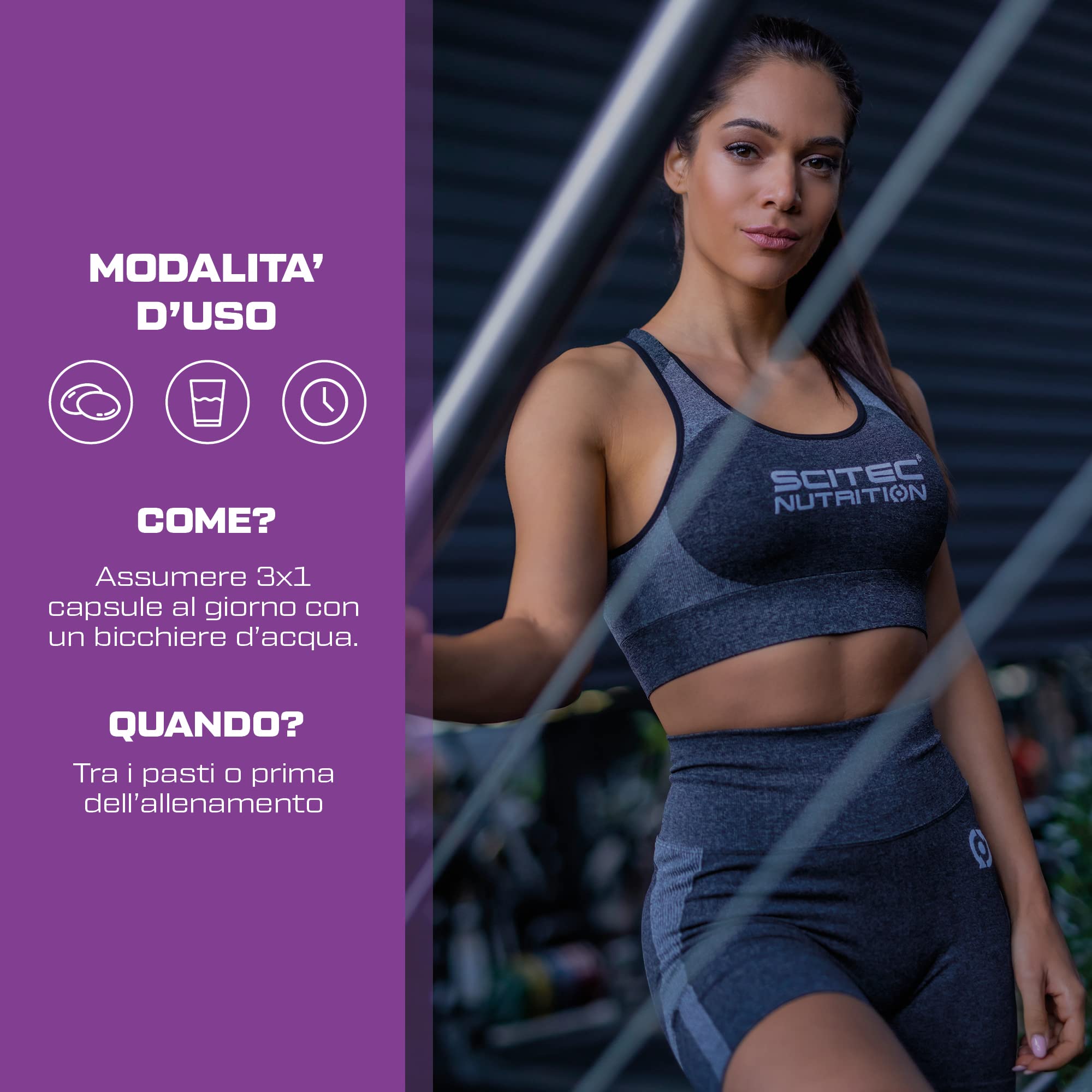 Scitec Nutrition Taurine, Integratore alimentare in capsule a base di taurina, 90 capsula