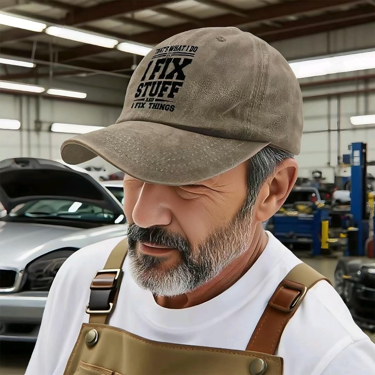 Birthday Gifts Baseball Cap Funny Hats Gift for Men Who Have Everything for Husband Papa Dad Grandpa Boyfriend Son Khaki - Image 3