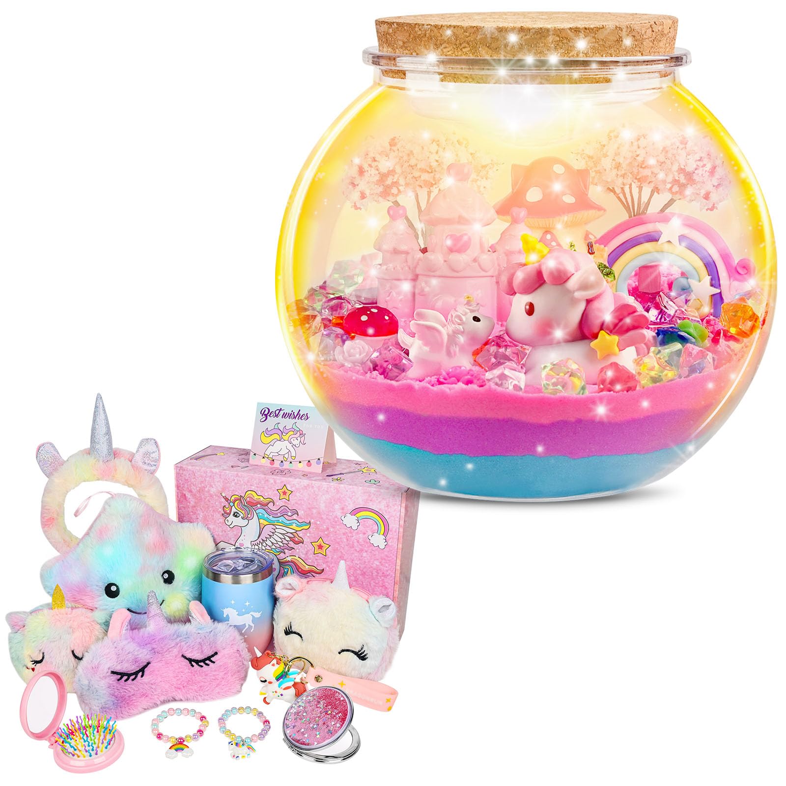 Unicorn Terrarium Kits and Toys for Girl