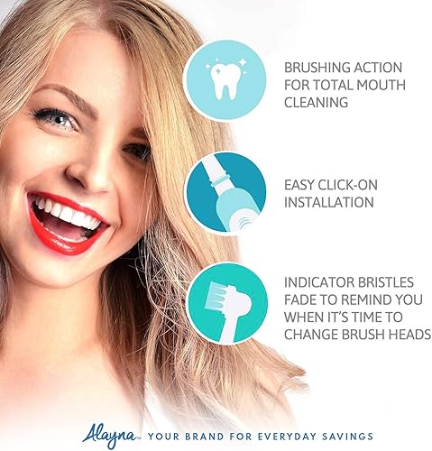 Miniatura 5 de Cabezales de cepillo de repuesto compatibles con cabezales de cepillo de dientes eléctricos Oral b- Sensitive Gum Care - Paquete de 4 cepillos