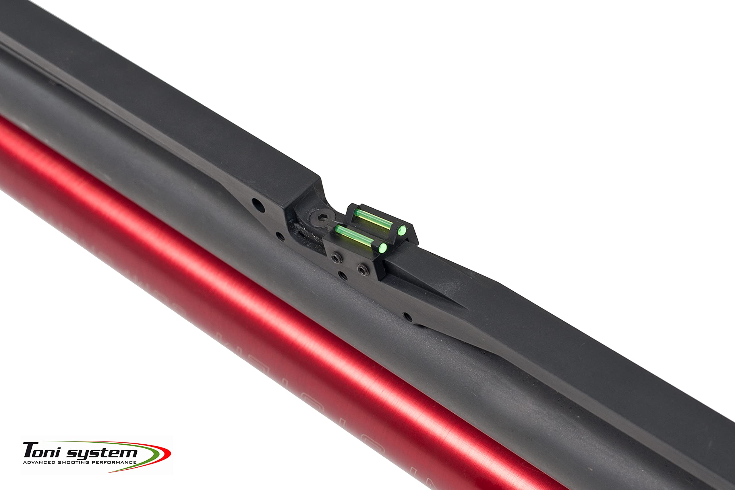 1 pz Tacca di mira bindella larghezza 7mm per fucile, Fibra Ottica 1,5mm