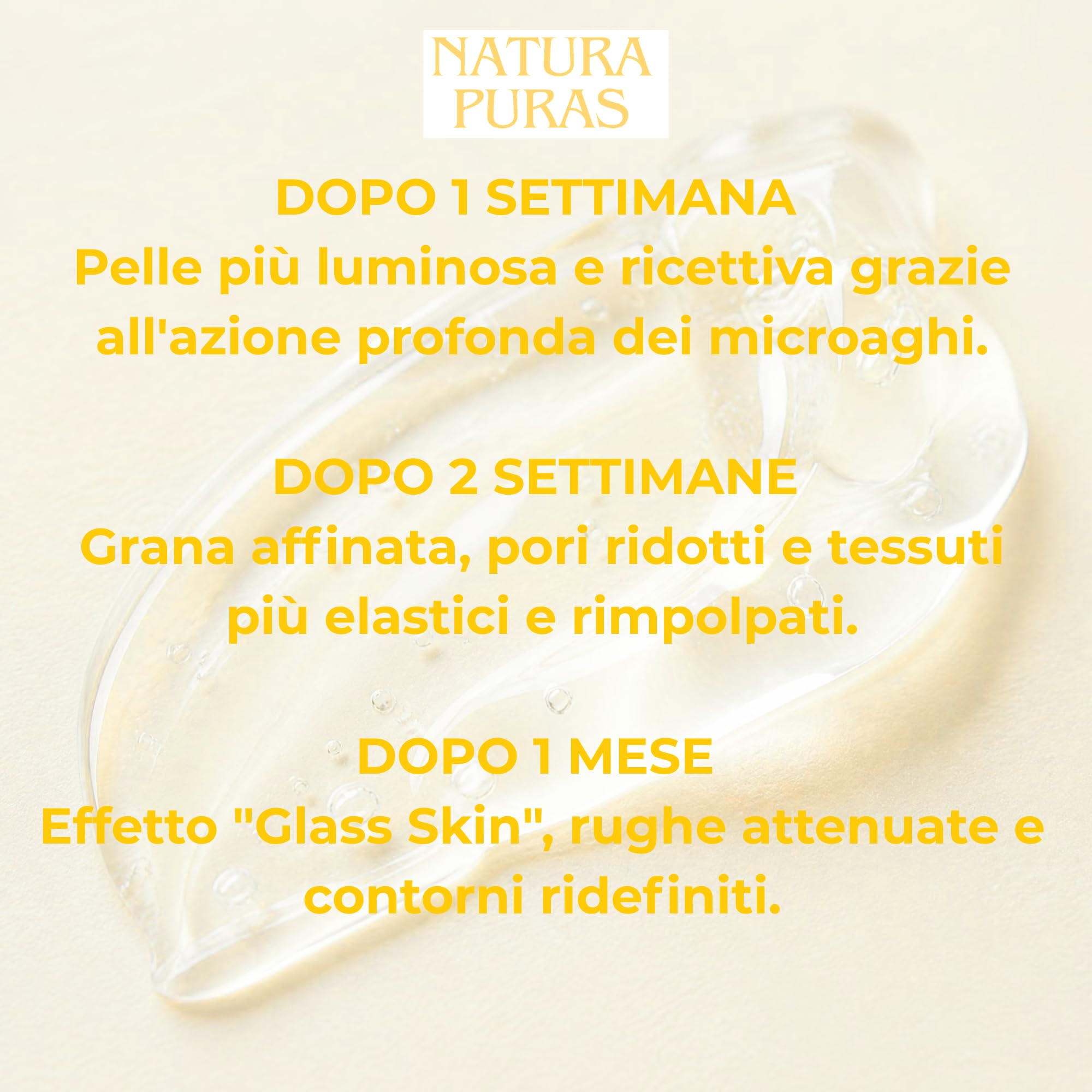 Siero Viso con Microaghi Coreano Antirughe 20ml NaturaPuras | Microneedling Liquido