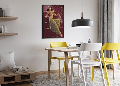 Miniatura 4 de Póster Pin-Up Girl de Gil Elvgren de los años 40 Did You Recognize Me By My Voice Para regalos y decoración artística de pared para sala de estar,