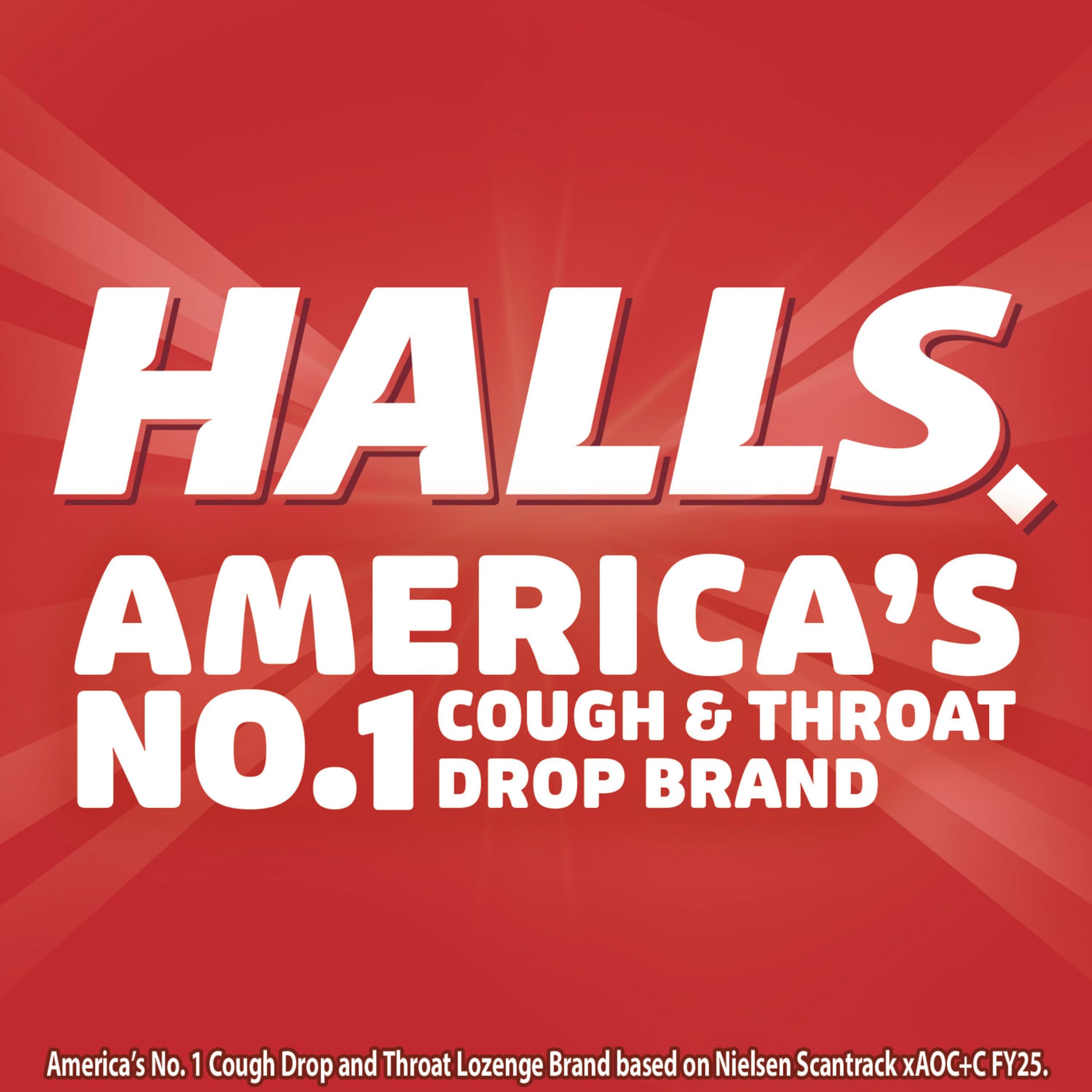 HALLS Cough & Throat Relief Cherry Cough Drops, Bulk Pack, 200 ct — Amazon image 8
