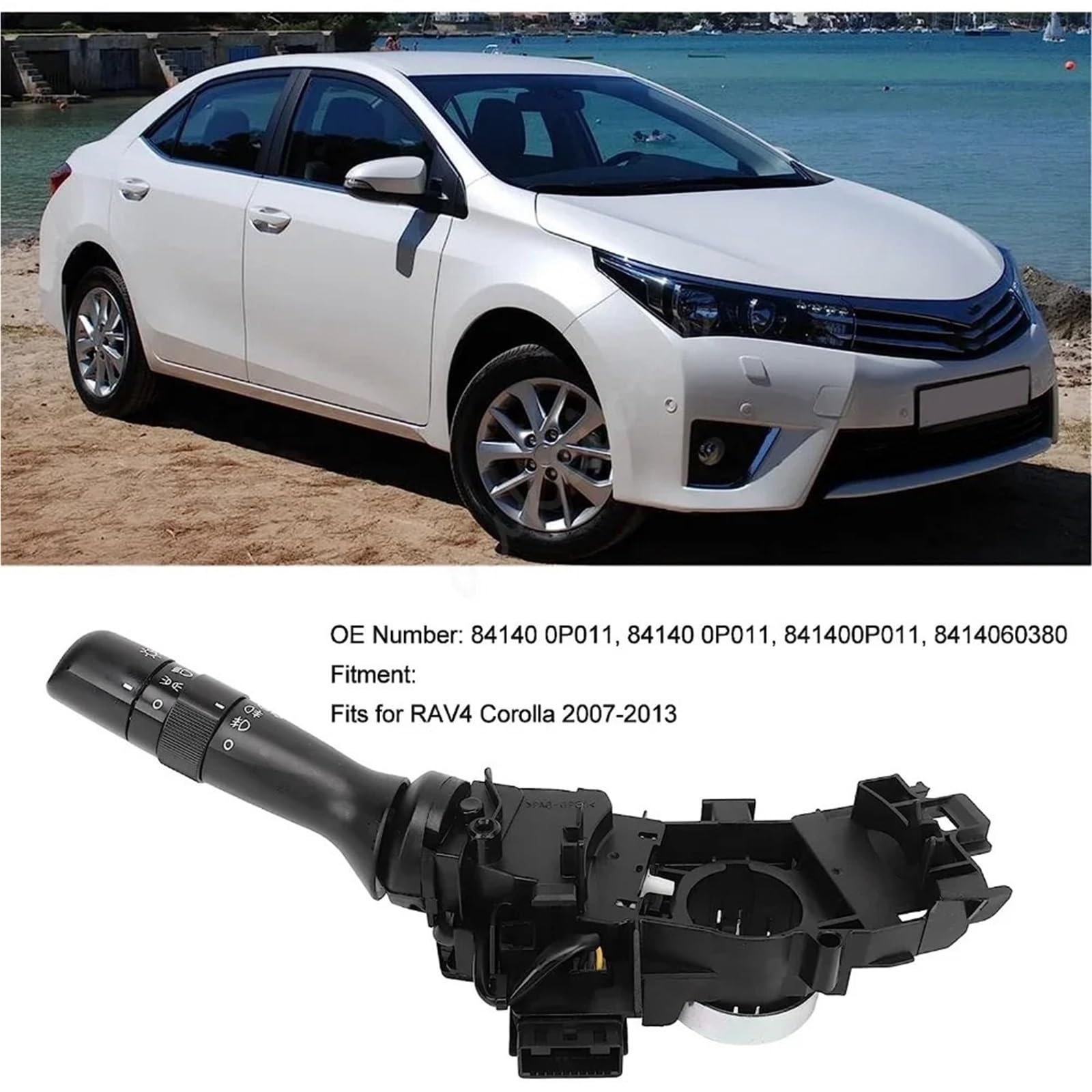 Para RAV4 2007-2013 faro delantero columna interruptor piezas botón 84140-0P011 84140-60380 mando de control de crucero