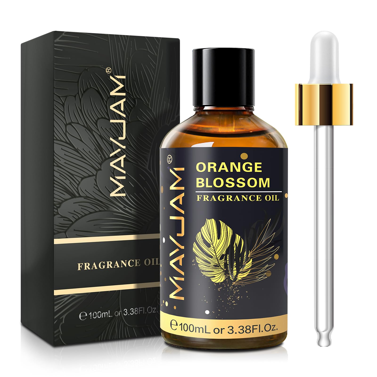 MAYJAM Orange Blossom Fragrance Oil, 100ML/3.38FL.OZ Premium Quality Orange Blossom Oil for...
