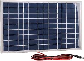 Asixxsix Kit de Painel Solar de 80 W, Controlador Solar de Chip Duplo Com Painel Monocristalino de Alta Eficiência e Controlador de Carga 60A, para Telefone, RV, Barco, Casa, Fora da Rede