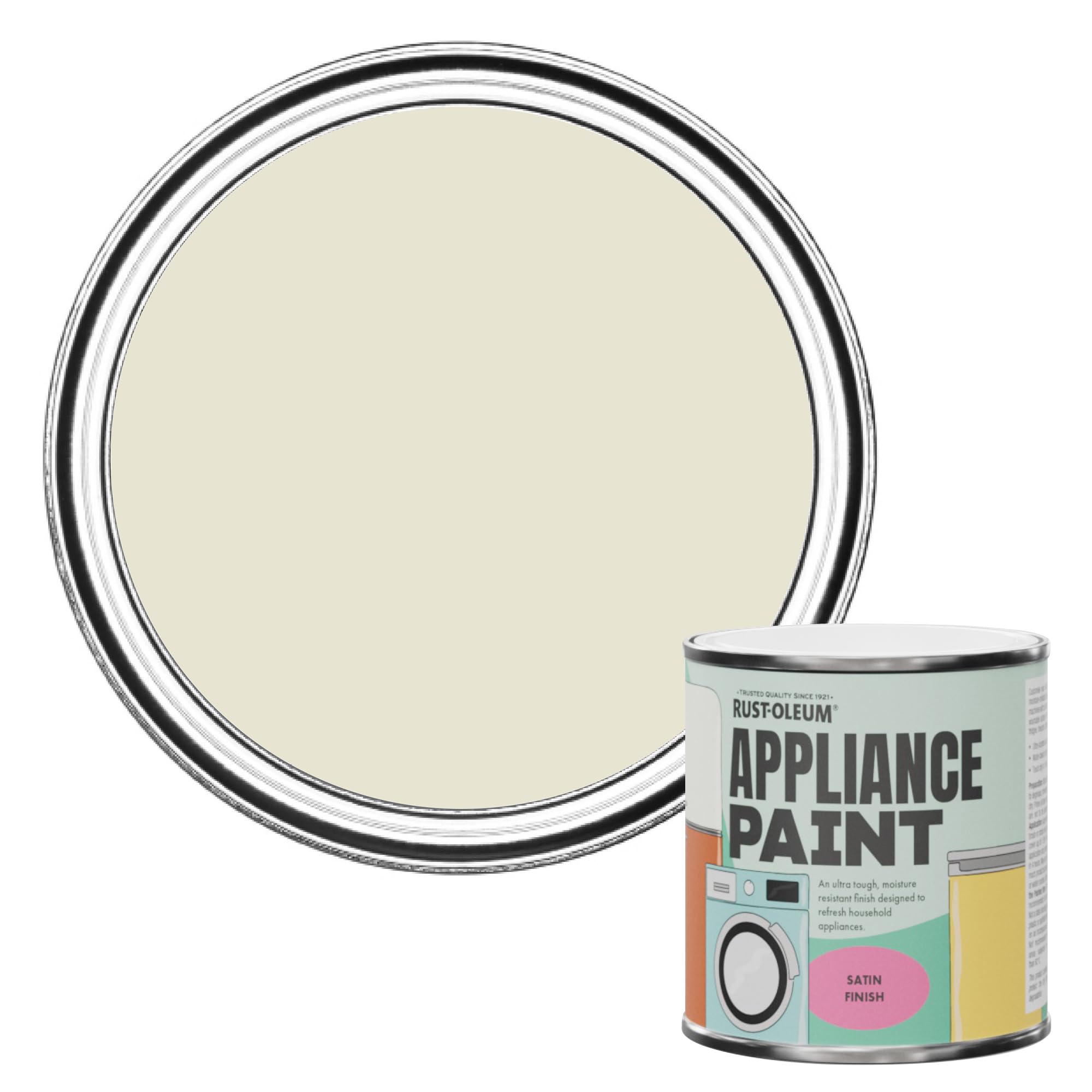 Rust-Oleum Appliance Paint in Satin Finish - Oyster 250ml