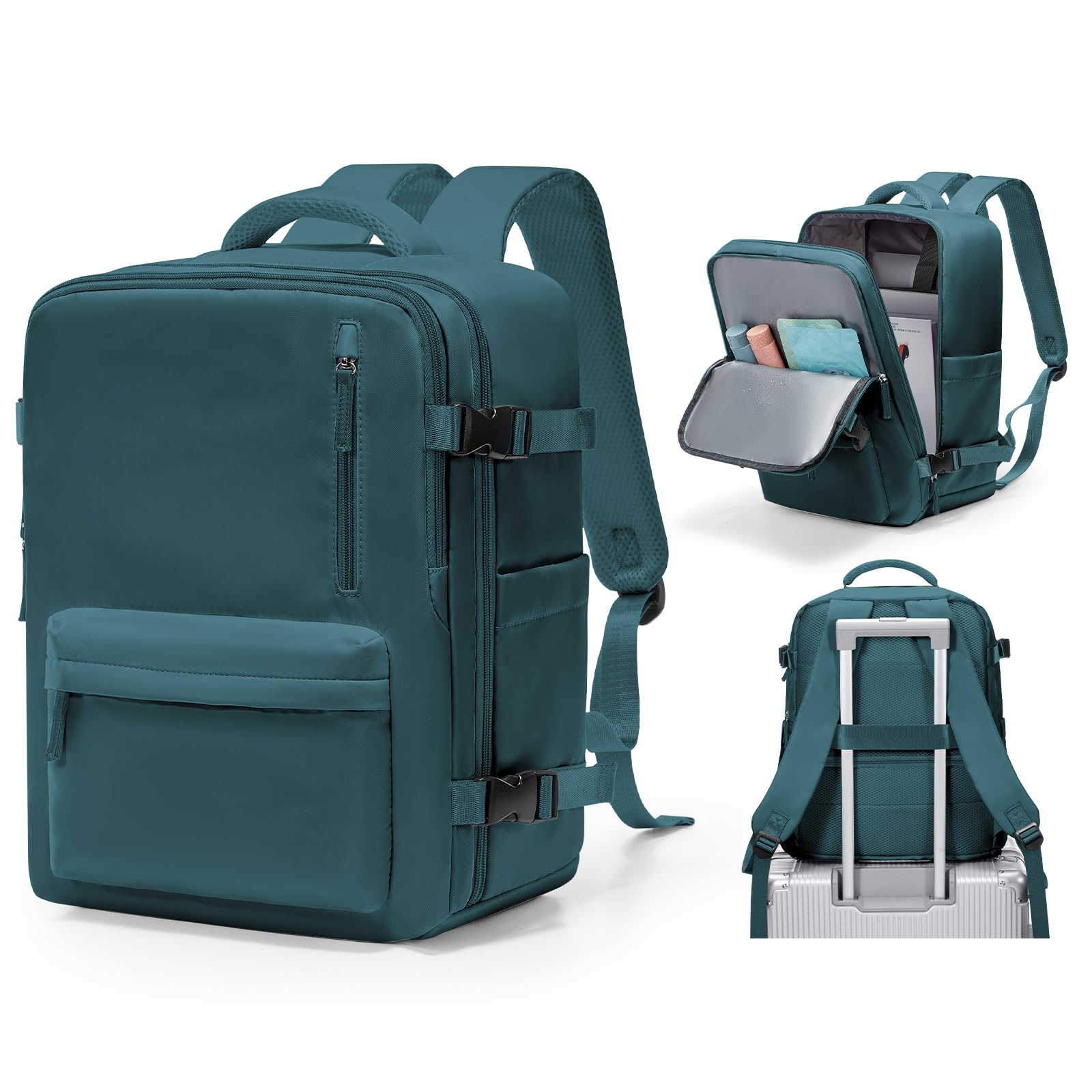 BJLFS Mochila Viaije Cabina Avion 40×30×20 Ryanair Wizzair Mochila al Vacío Equipaje de Mano 40x20x25 Maletas De Viaje Cabina Bolsa de Viaje Mujer para Cabina avion Mochila Portatil 14 Pulgadas — view 8