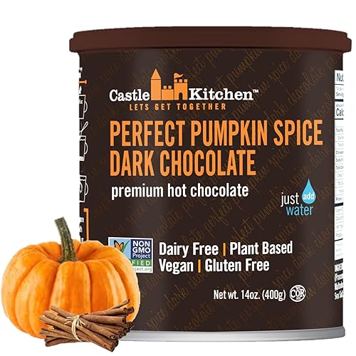 Castle Kitchen Pumpkin Spice Hot Chocolate (14 oz)-Dairy Free, Vegan