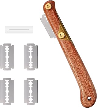 Bread Lame Dough Scoring Tool Lame Bread Slashing Tool Dough Scoring Knife With 4 Blades and Protector Cover for Bakers Cutting Bread Dough