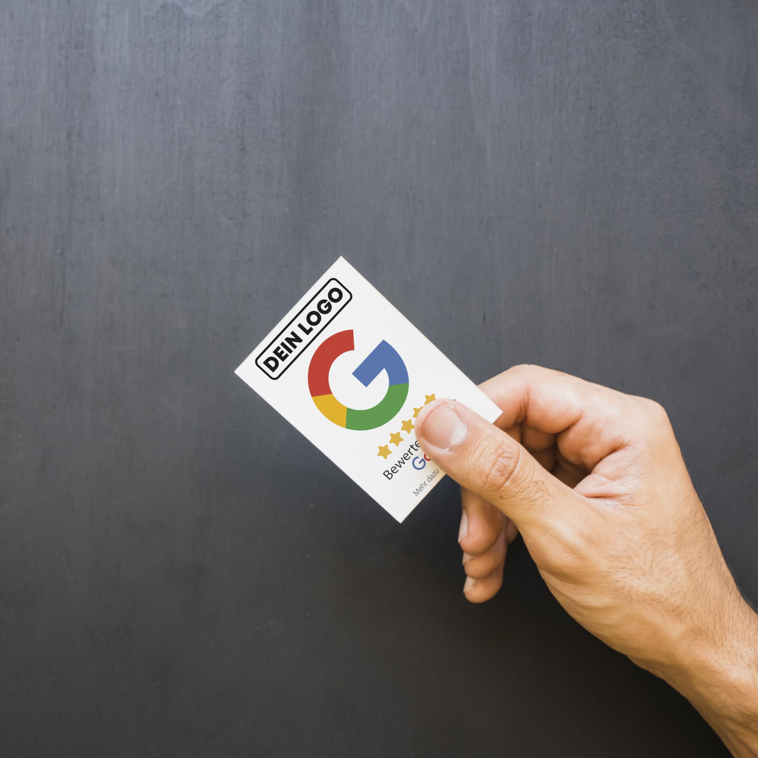 Google Bewertung Visitenkarte im Kreditkartenformat – Sofortige Bewertungen per QR-Code, Personalisierbar, Steigern Sie Ihr Kundenfeedback (100)