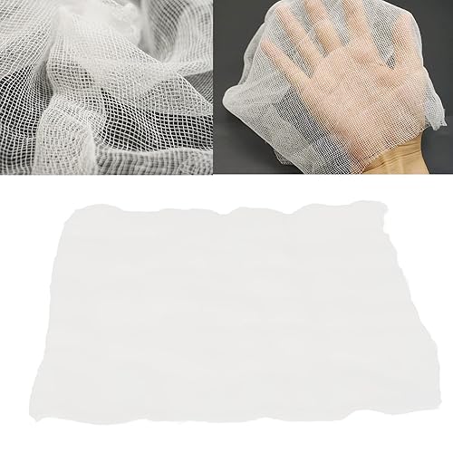 Miniatura 4 de Dioche 100 máscaras de gasa, mascarillas desechables de gasa precortadas, máscara facial de gasa de algodón suave para el cuidado de la piel, hoja