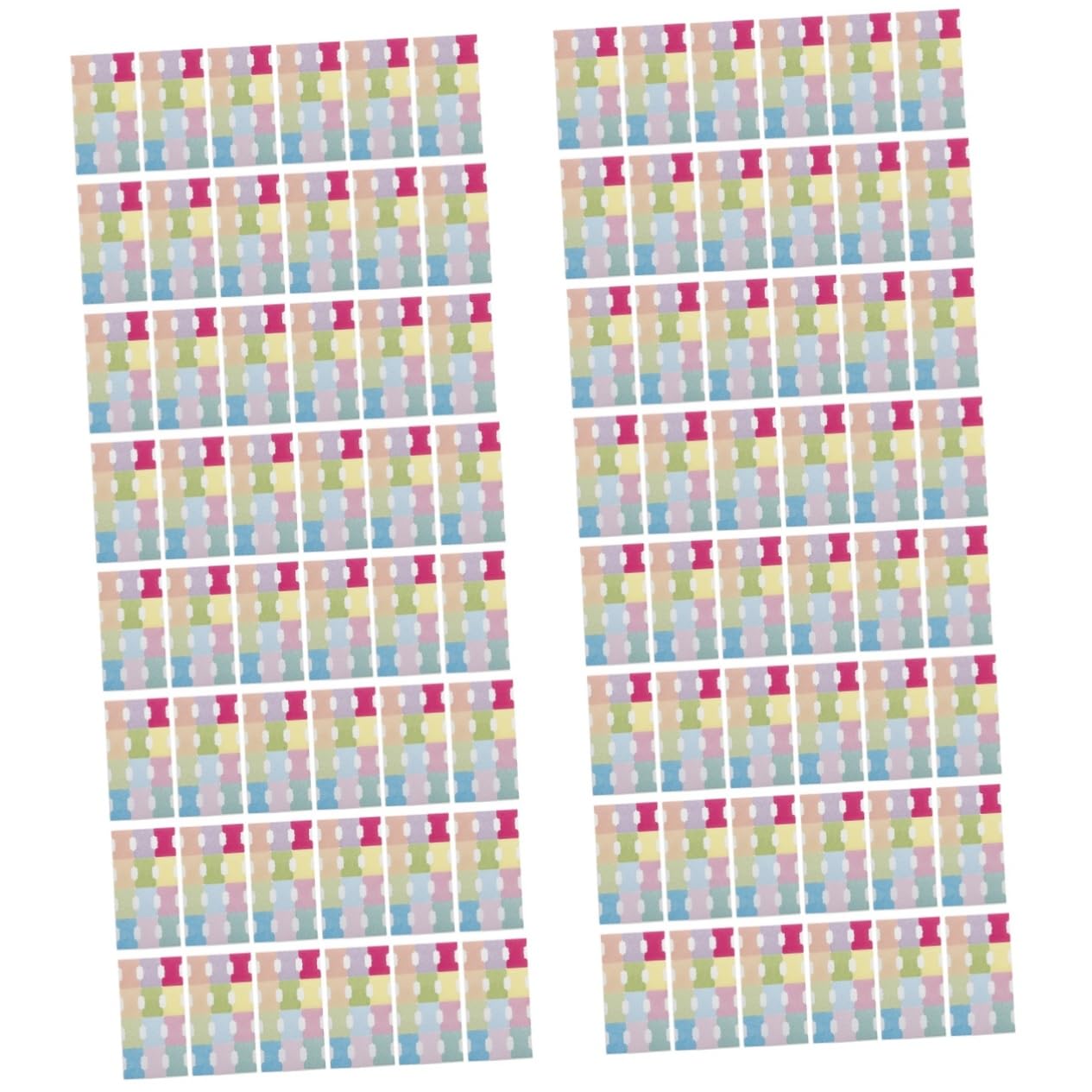 Housoutil 4 Sätze Selbstklebende Haftstreifen Lesezeichen Für Notizen Und Büroorganisation Wiederbeschreibbare Index Tabs Für Effektives Annotieren Und Klassifizieren Blätter * 4