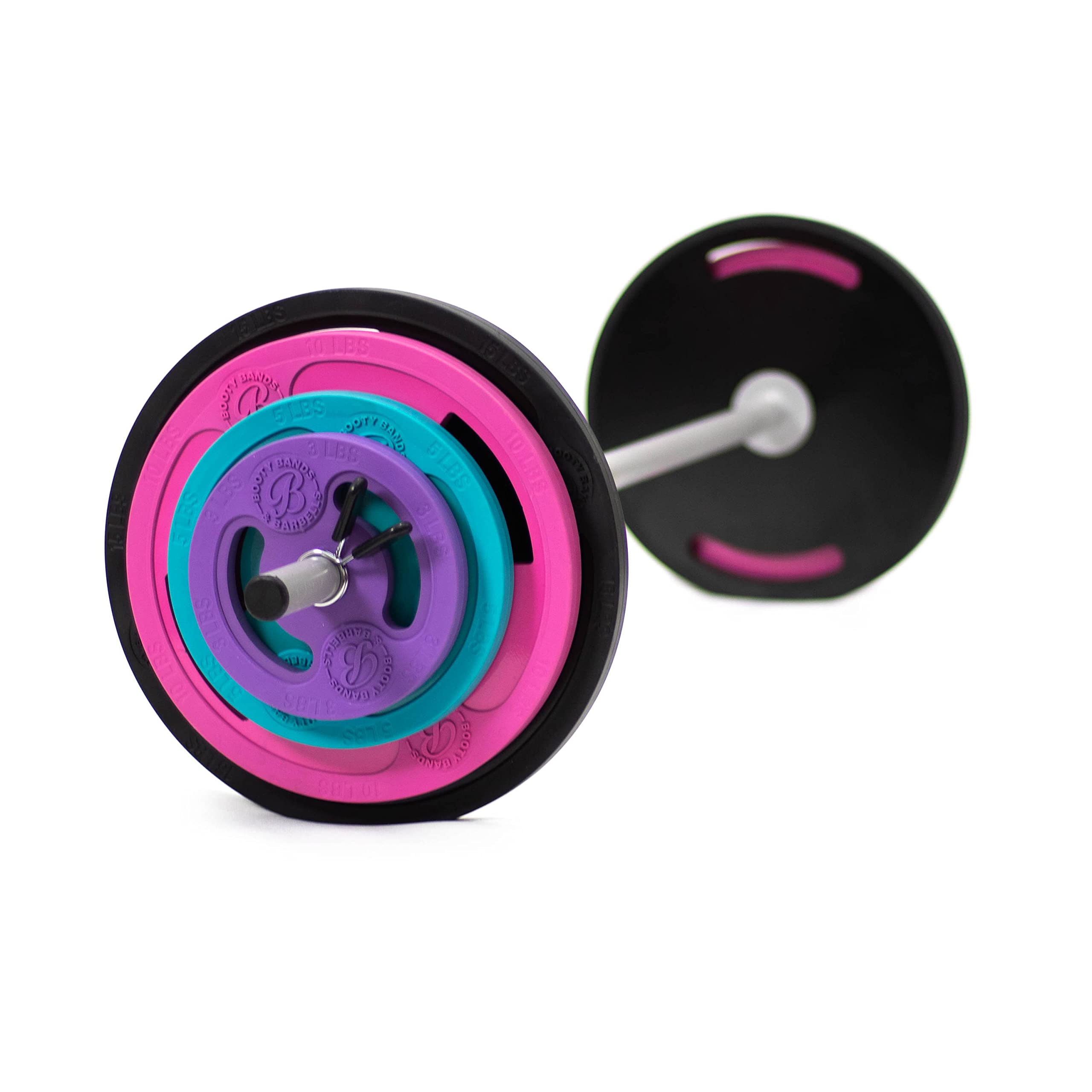 Women's Barbell, 4-Foot Straight Bar, with 70lbs of