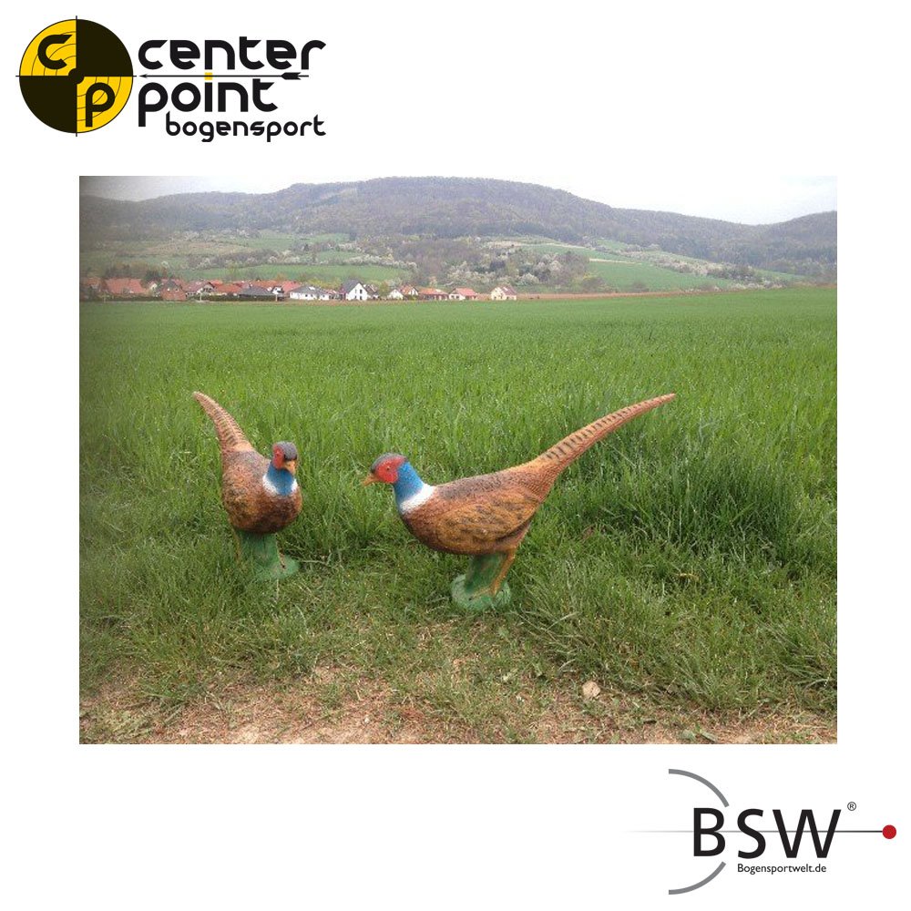 Center-Point 3D Fasan, Made in Germany | Ziel bzw. Zielscheibe für den Bogensport, Bogenschießen, Pfeil und Bogen, Armbrust Sport