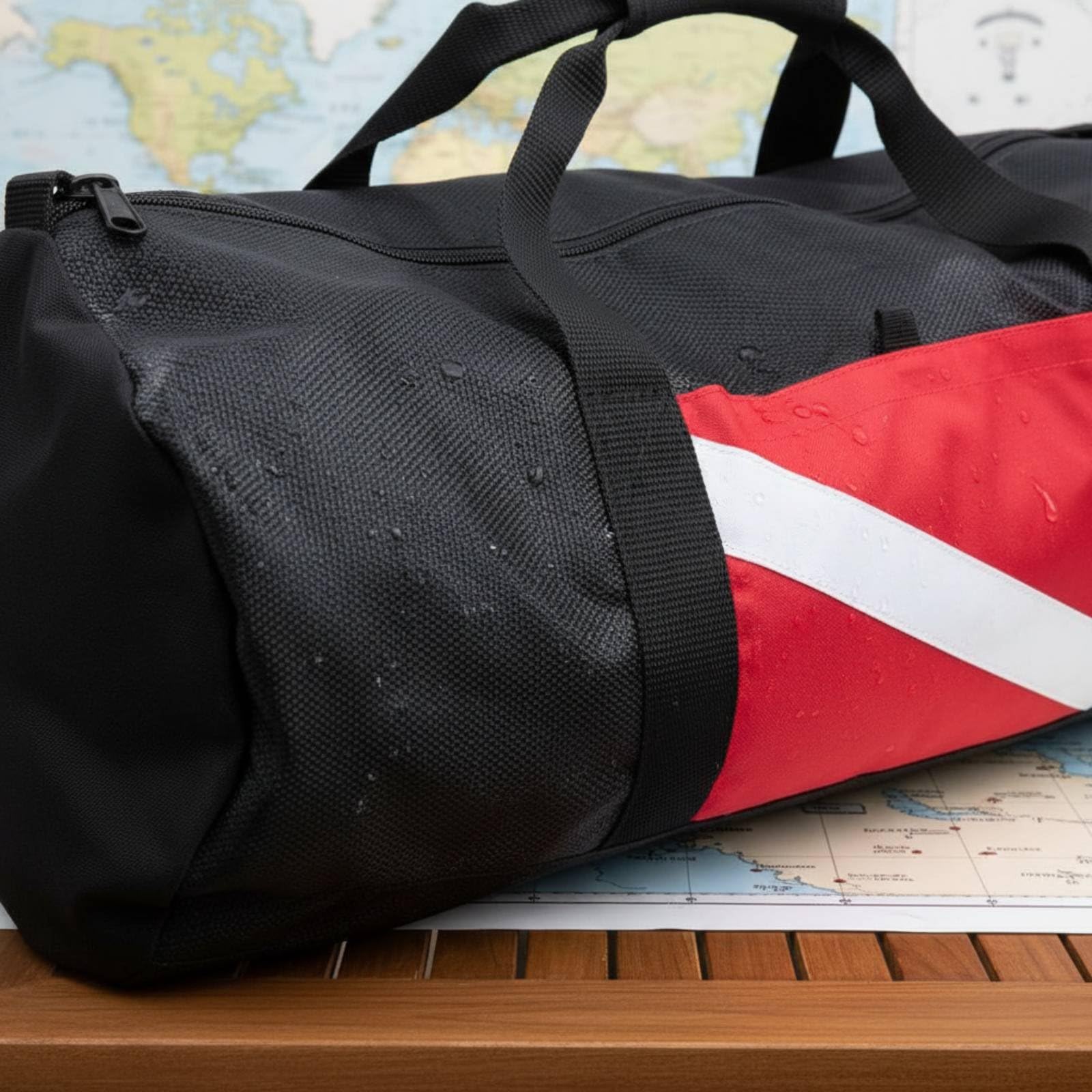 TISHITA Sac de Plongée Filet Sac de Sport Sac de Sac Marin Conçu pour Conditions Marines Organisation Pratique du Matériel Aération Pliable pour Rangement
