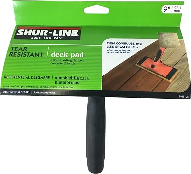 Shur-Line 9-Inch Stain Pad with handle