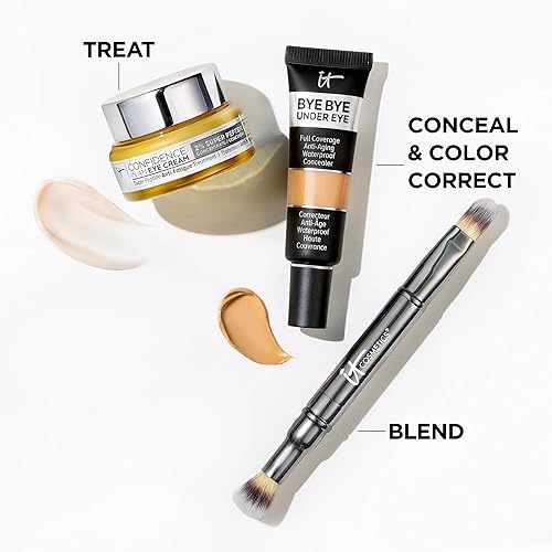 Miniatura 9 de IT Cosmetics Bye Bye Under Eye Full Coverage Waterproof Concealer - for Dark Circles, Fine Lines, Redness & Discoloration - Anti-Aging - Natural