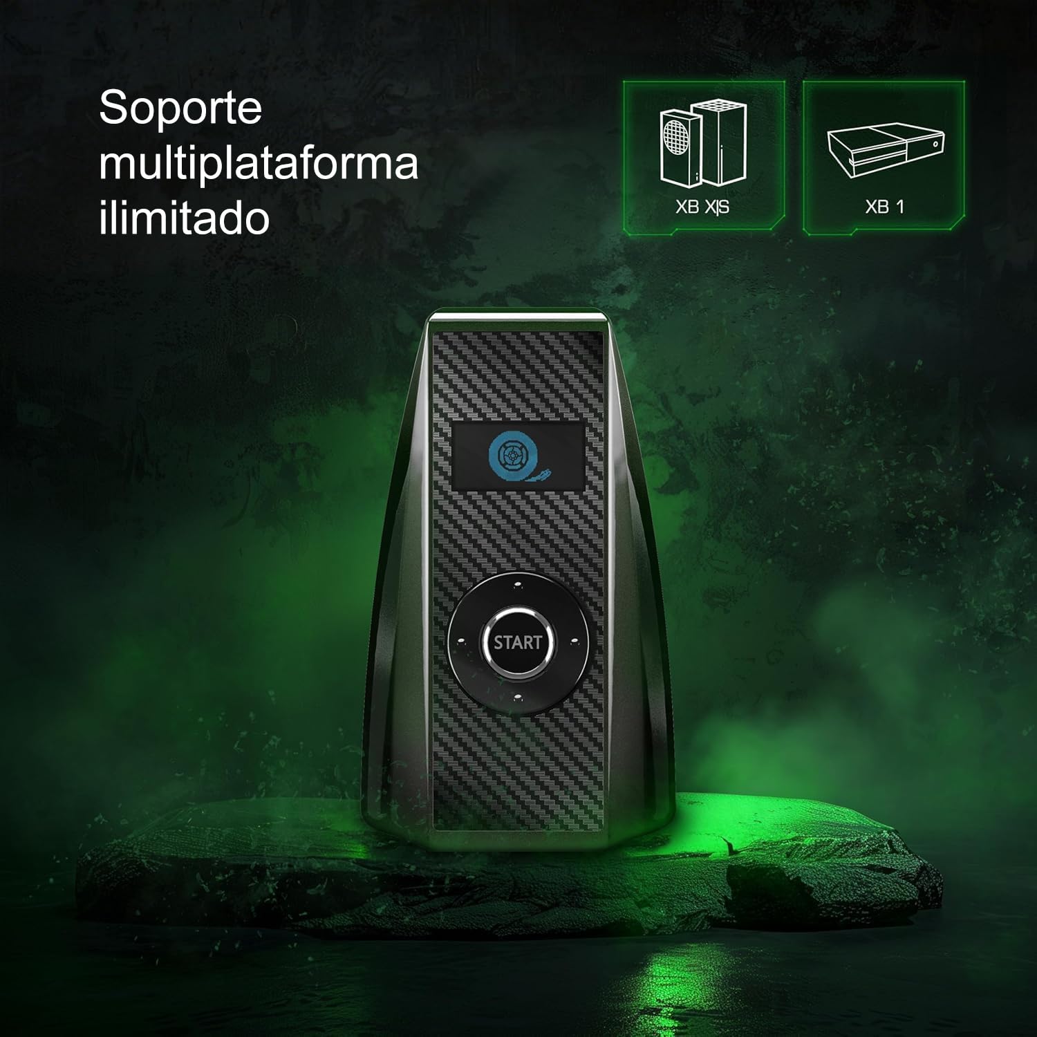 Mcbazel Brook Ras1ution X Converter para Volante de Carreras para Xbox Series X|S/Xbox One/Xbox 360, Soporta más de 60 Volantes, Retroalimentación de Fuerza Ajustable, Personalización Mediante App