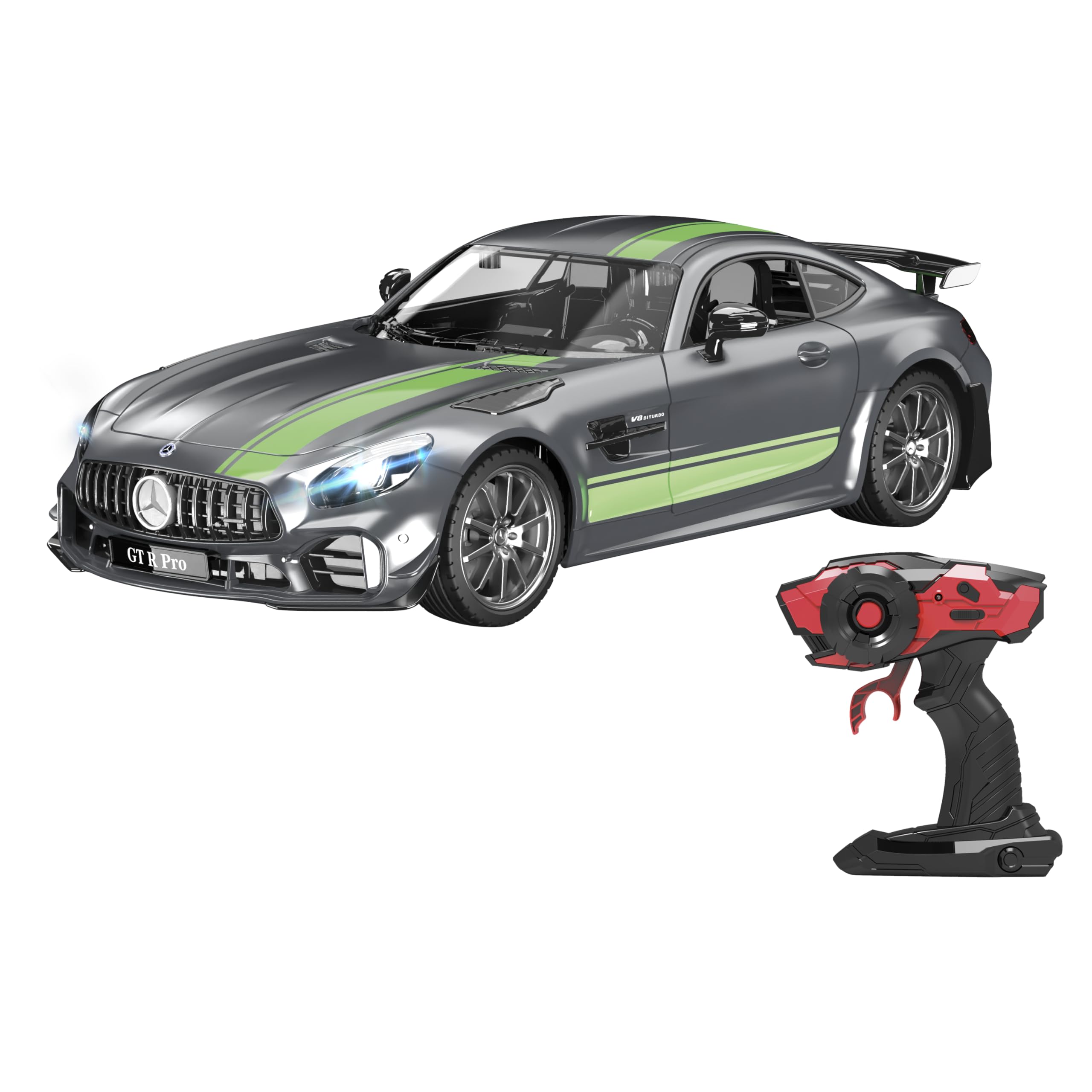 Silverlit - 4Speed - Mercedes AMG 1:​16 Voiture Télécommandée – RC Enfant 2.4 GHz – Feux Lumineux Avant et Arrière – Véhicule Radiocommandé 15 km/​h