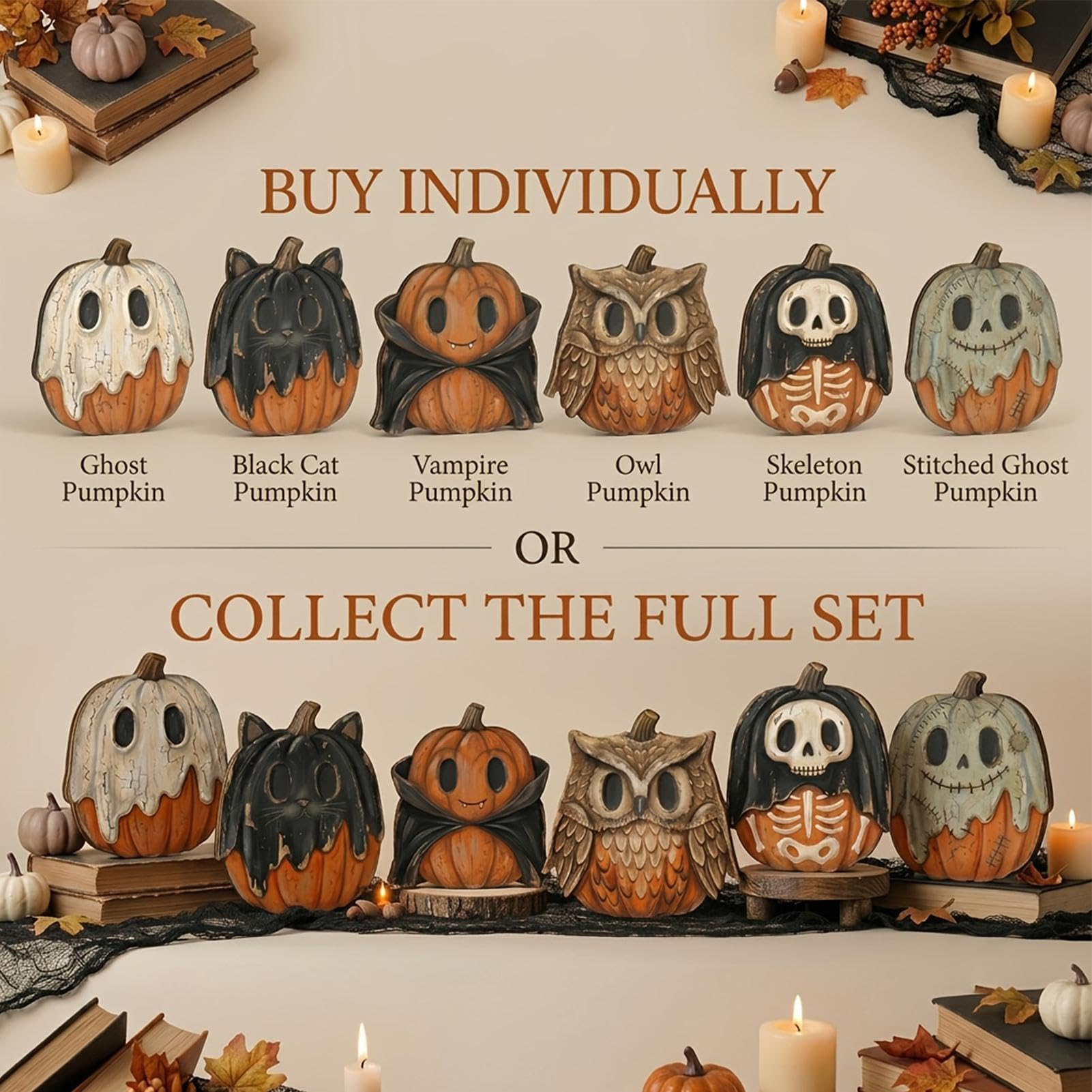 Generisch Decorazione di Halloween per il tavolo, in piedi