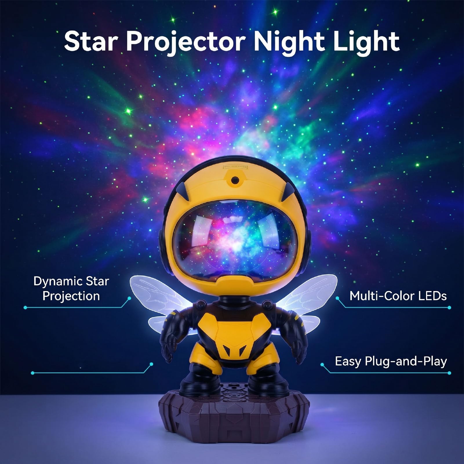 Proiettore Stellare Luce Notturna Illuminazione LED Multicolore