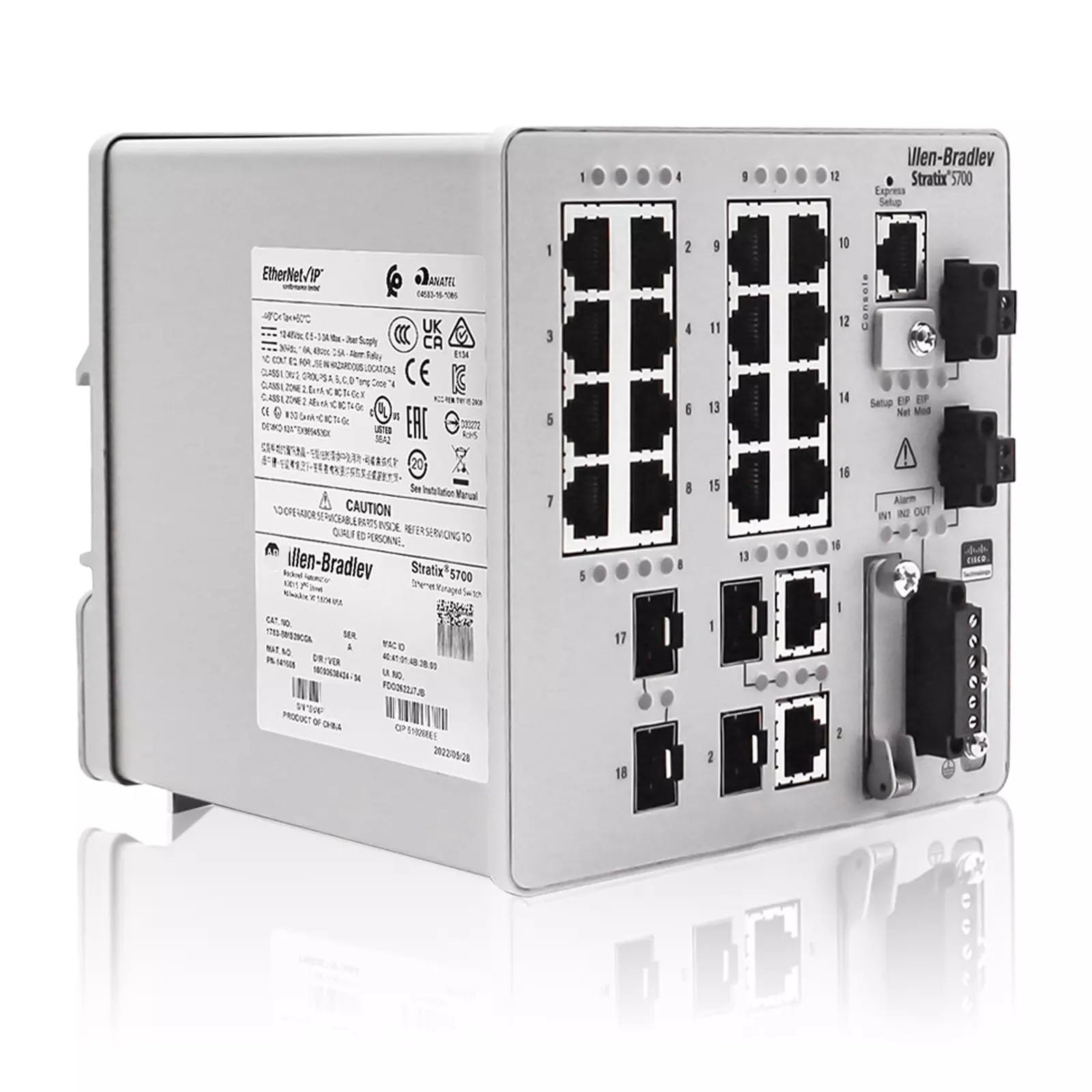 Amazon.com: 1783-BMS20CGP Stratix 5700 Ethernet Switch : Electronics