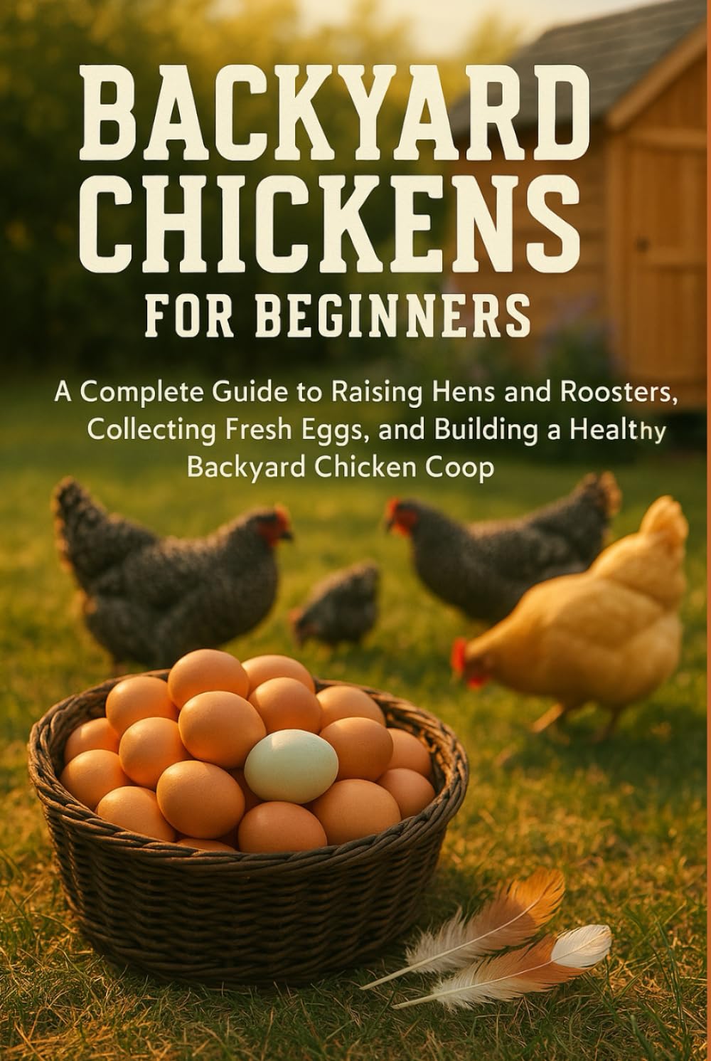 Backyard Chickens for Beginners: A Complete Guide to Raising Hens and Roosters, Collecting Fresh Eggs, and Building a Healthy Backyard Chicken Coop