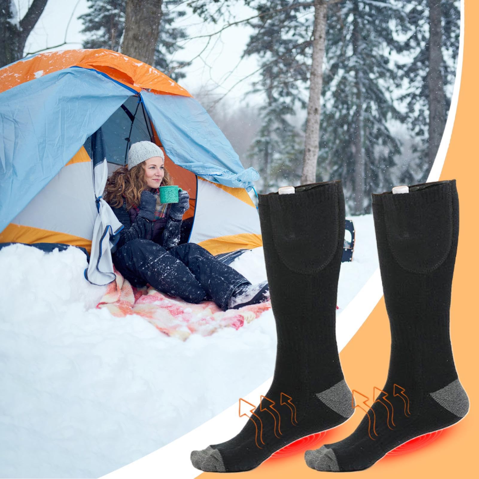 Beheizbare Socken Warmer, Waschbarer, Bequemer Fußwärmer