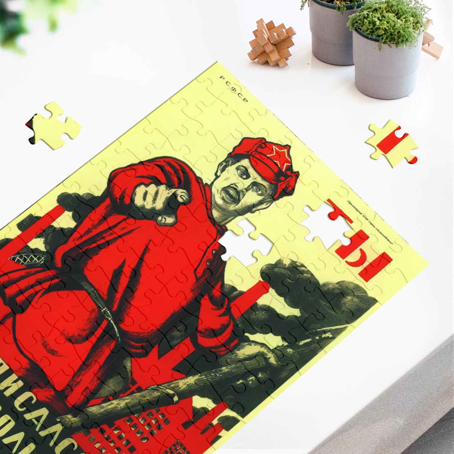 Affiche soviétique vintage. propagande communiste. 1980. original. URSS 55*47 cm