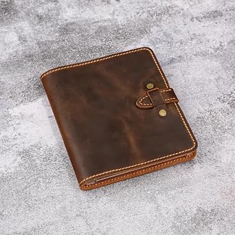 Stand Feature U09-L5KBS U09-L5KBS Flip Leather Cover, Handmade, Genuine Leather, Compatible with Kobo E-Readers, Soft Suede Lining, Folding Stand, Screen Protector Case for Kobo Libra 2