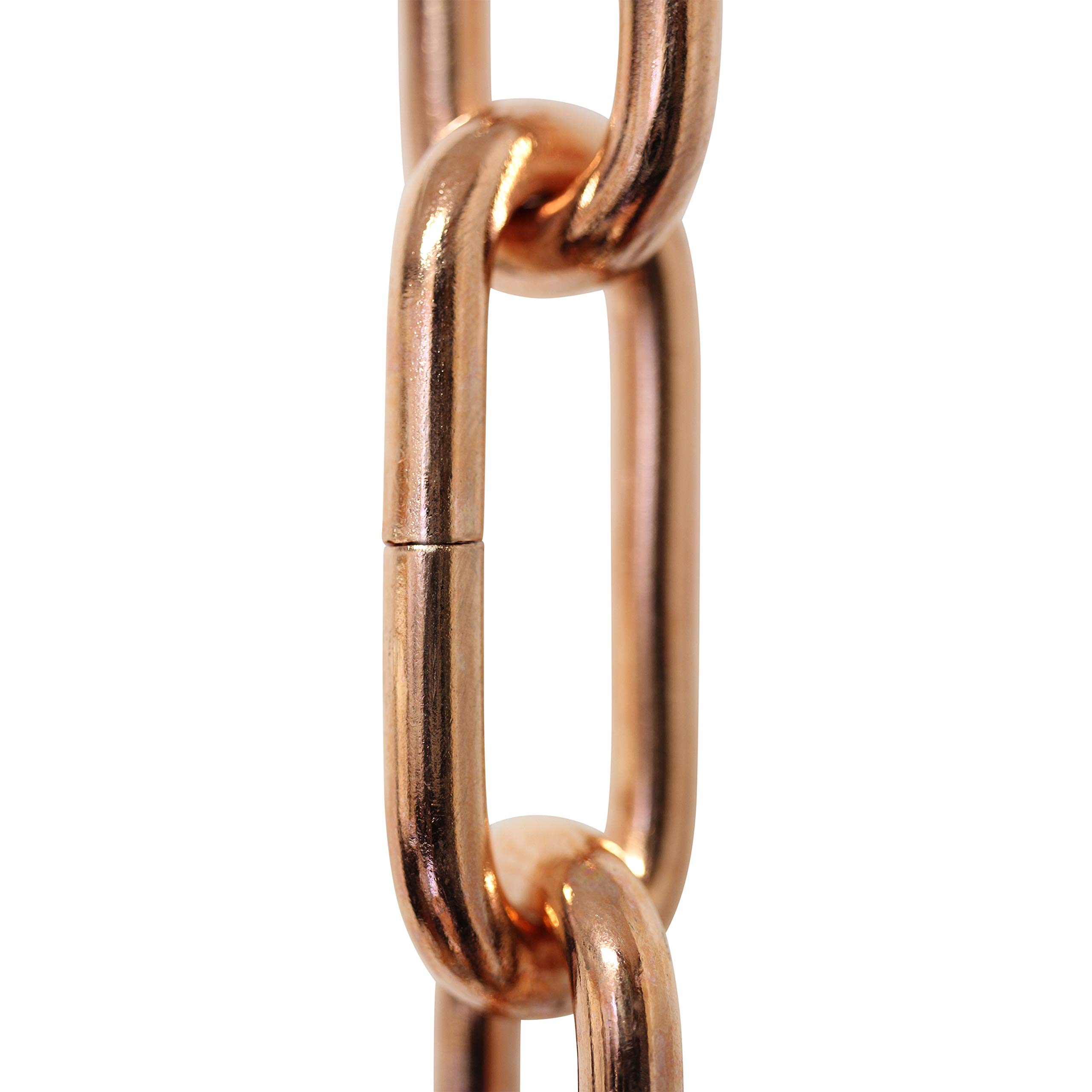 RCH Hardware CH-S59-496-CO-10 Steel Fixture Chain, Copper (10FT)