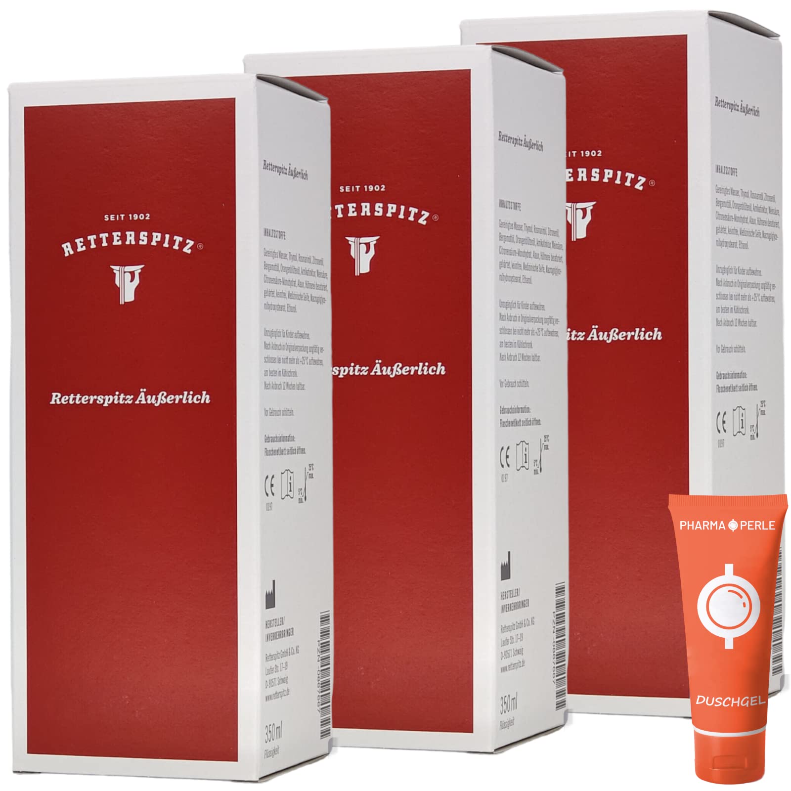 Retterspitz äußerlich I zur äußerlichen Anwendung als Wickel I 3x 350 ml im Sparset I plus PharmaPerle giveaway