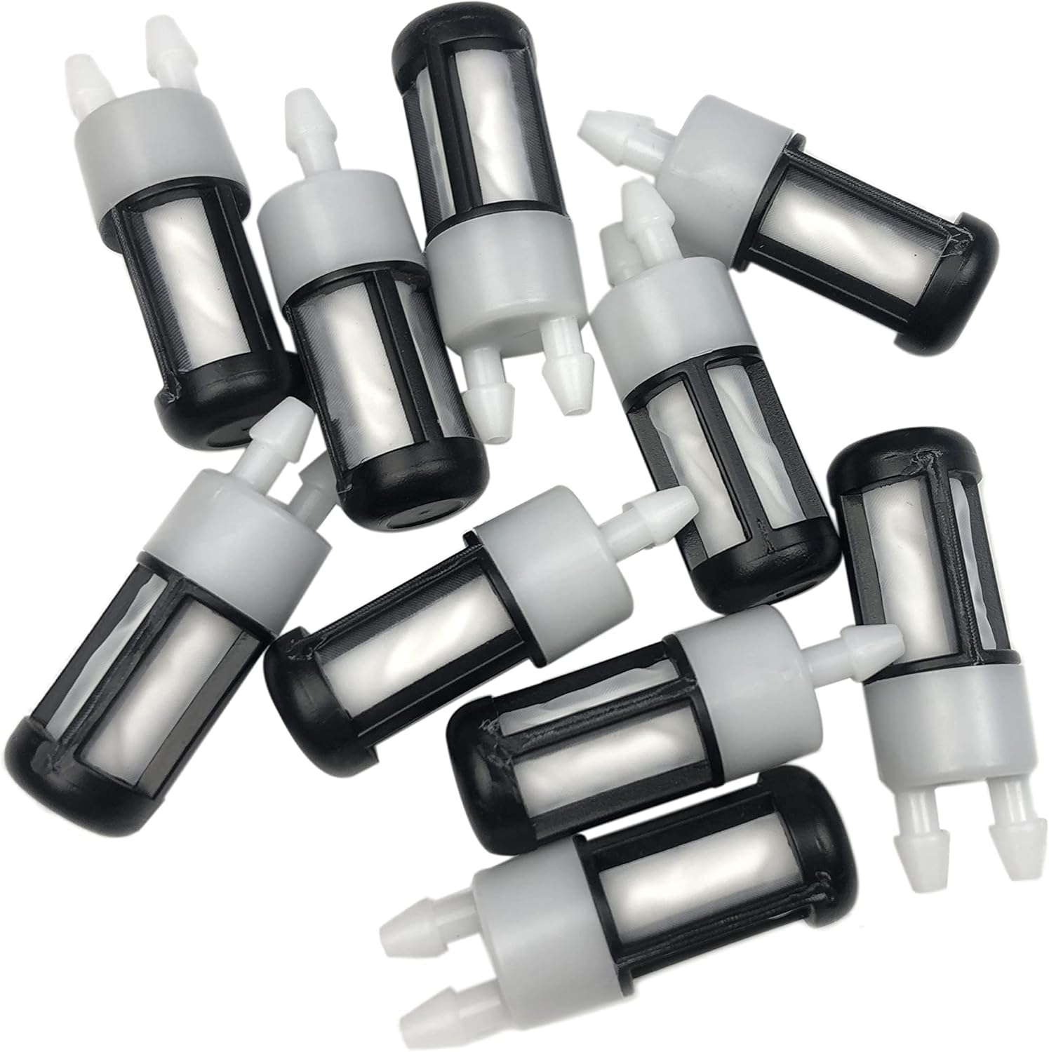 Replacement Tool Parts for Machine 10 Pcs Dual Port Fuel Filter for